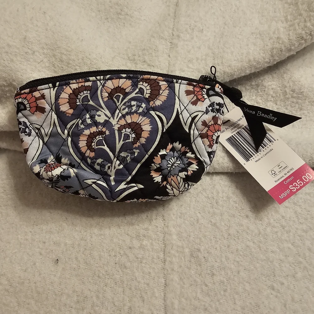 Vera Bradley Ornate Blooms 4 Piece Hair Accessory Set Headband Scrunchie